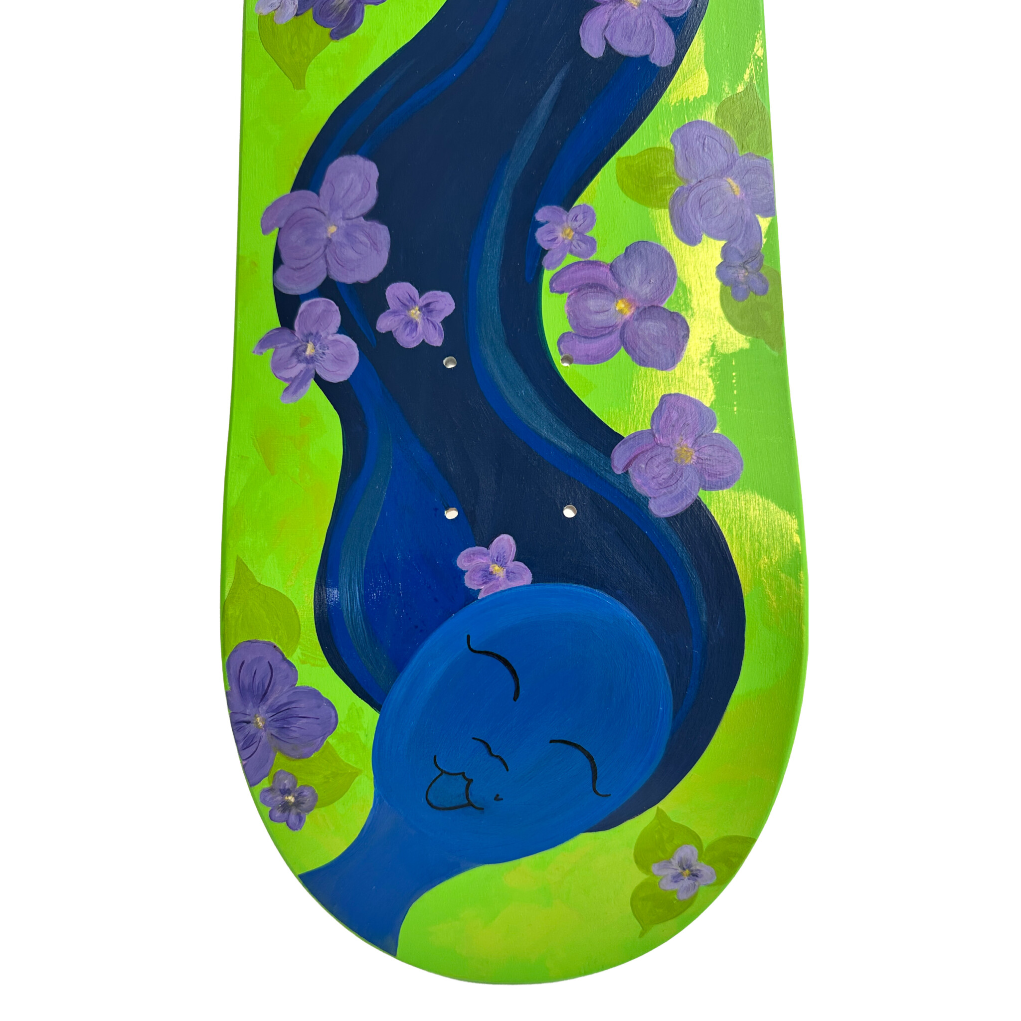 Blue Violet Skateboard
